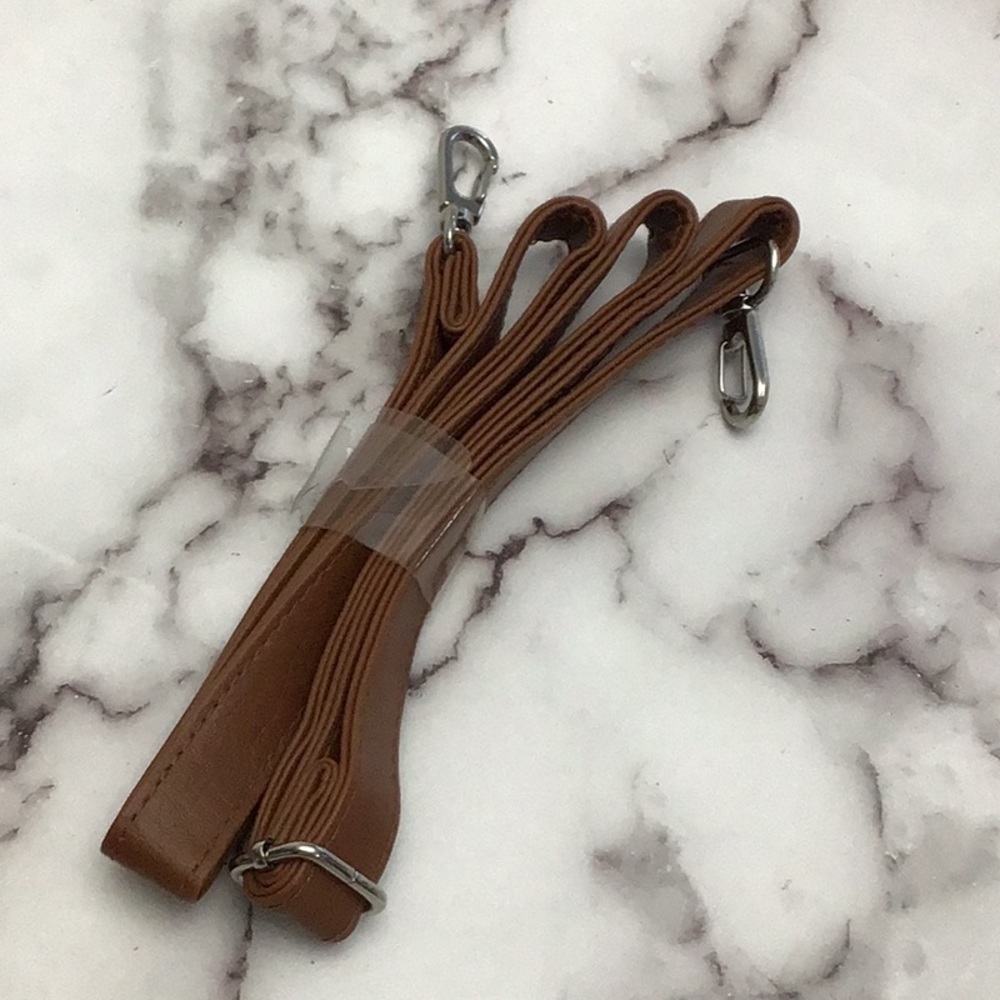 Replacement handbag straps, brown crossbody straps.